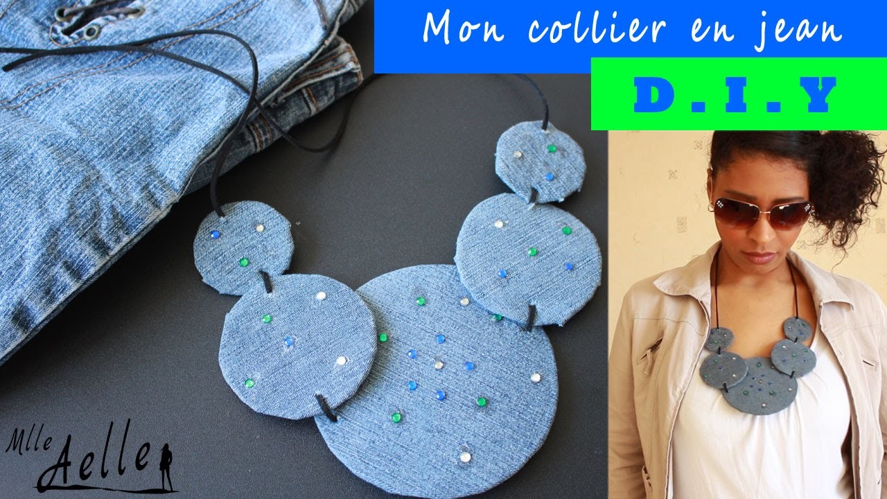 D.I.Y :  Mon collier en jean