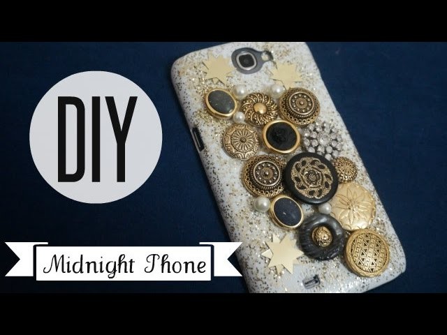 DIY Idée cadeau #3 Une coque Bling Bing. DIY Midnight Phone