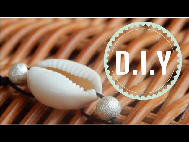 D.I.Y rapide : petit bracelet coquillage 