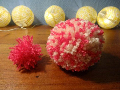 DIY Faire des pompons de deux façons différentes