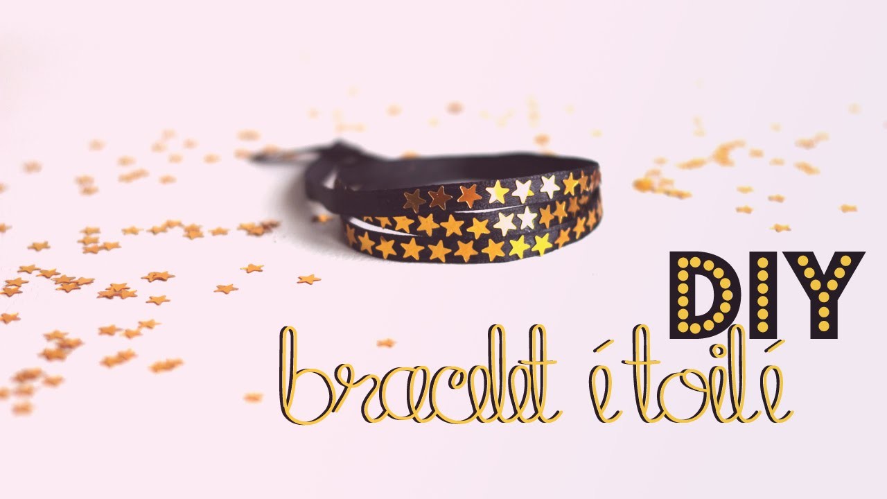 DIY # TUTO Bracelet étoilé - bijou festif. idée de cadeau de Noël