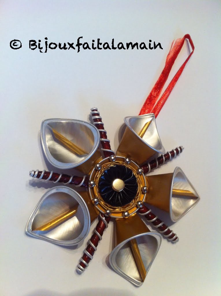 DIY Nespresso: Comment faire une étoile dorée pour Noël.