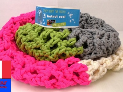 Crocheter une écharpe avec 4 couleurs. Echarpe multicolore en laine. DIY