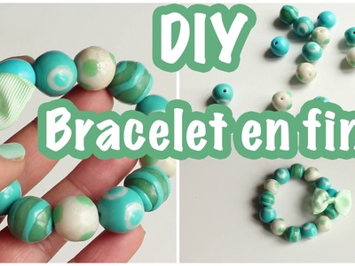 DIY # Bracelet en fimo - Idée fête des mères