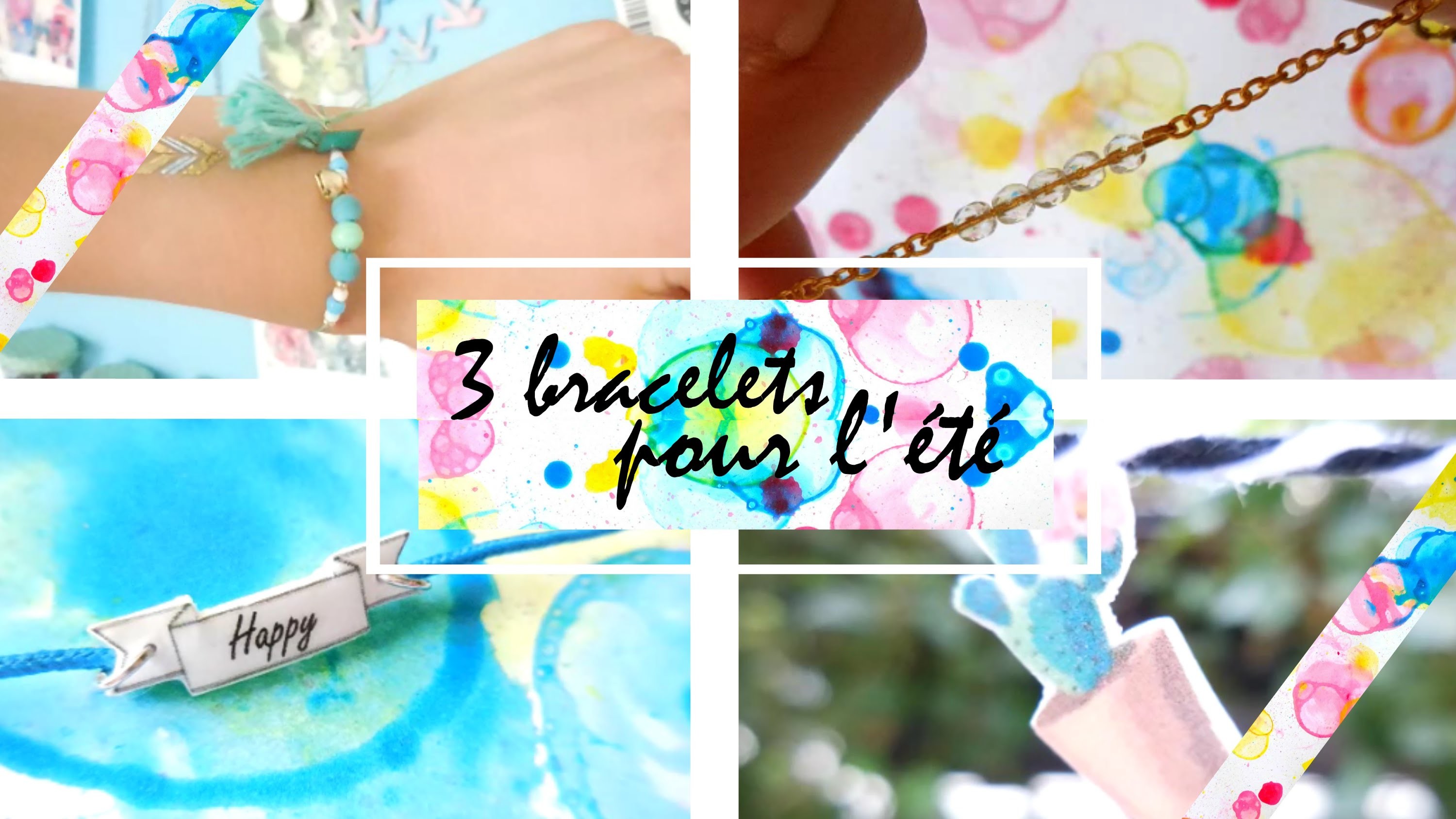 ✄ DIY : des bracelets pour l'été !