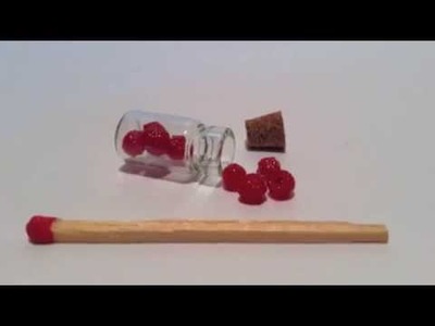 Tuto Fimo - Framboises | Polymerclay Tutorial - rasberries miniatures