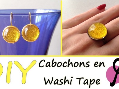 DIY #4 - Facile et rapide : Comment réaliser des cabochons avec du Washi Tape [PimPomPerles.fr]