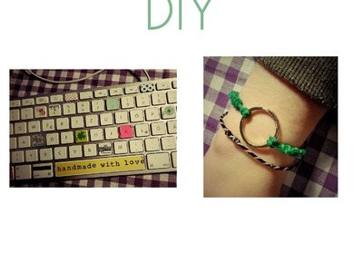 DIY clavier + bracelet