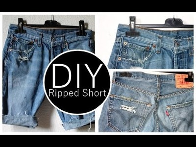 DIY : Transformer un jean en short. How to cut off your Jeans ?