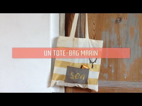 [DIY] Un tote-bag marin pour la plage | Mat'Aime
