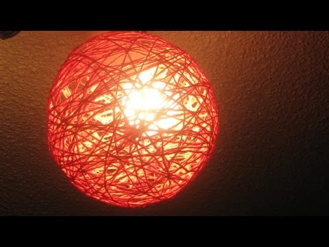 Des boules décoratives en fil - DIY Maison - Guidecentral