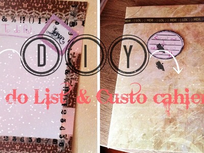 [Back to School n°5]: DIY: To do list&Custo cahier !