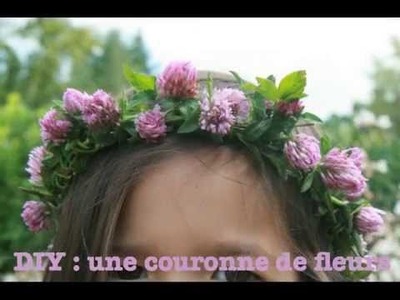 DIY : couronne de fleurs