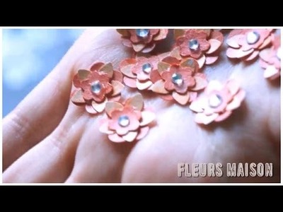 [ DIY n°1 ] : Embellissements maison - Fleurs en papiers