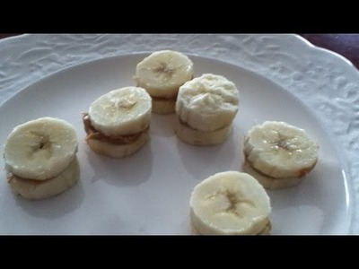 Recettes de bouchées de banane et beurre de cacahuète - DIY Cuisine - Guidecentral
