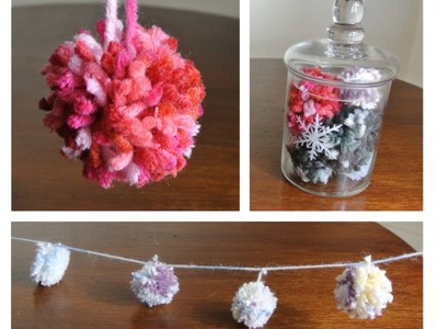 [ Xmas DIY n°3 ] : Pompons de toutes tailles !