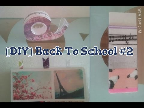 [DIY] Back To school #2 - Gomme, trombones et scotch