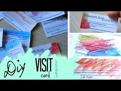 ✄ DIY : Des cartes de visite !