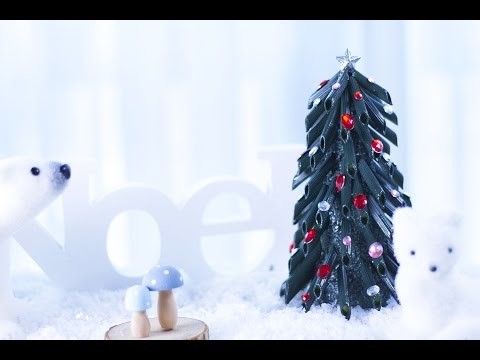 DIY Noël Sapin avec des pâtes Penne
