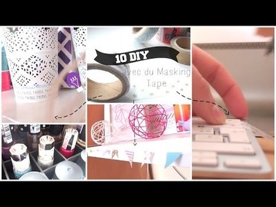 Que faire avec du Washi Tape ? 10 DIY! | 10 ways to use Washi Tape !
