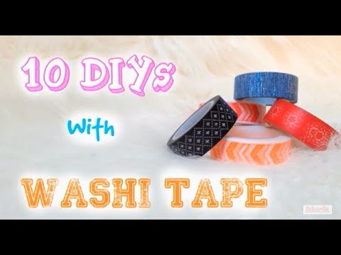 [TUTO #21] 10 DIY avec du Washi Tape par la créatrice LittleLeyWorld