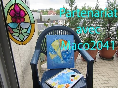 -DIY- partenariat avec Maco2041 tableau vitrail