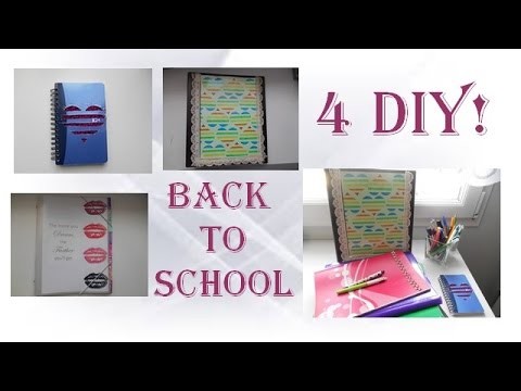 4 Back to school DIY! - 4 DIY pour la rentrée 2015