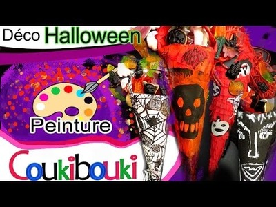 DIY décoration Halloween Paniers à bonbons d'Halloween 4 styles 