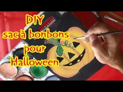 DIY halloween sac à bonbons | Activité manuelle enfants