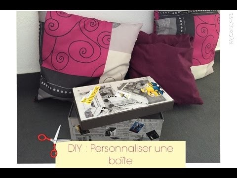 DIY : Personnaliser une boîte