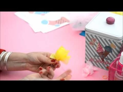 Diy  des fleurs en papier