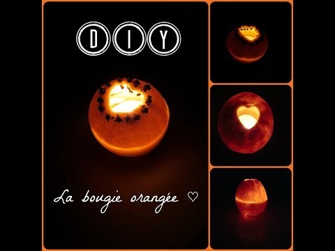 ◊ [DIY] : Bougie en orange ◊