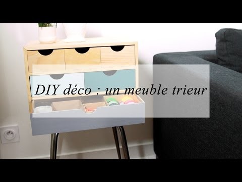 DIY déco : un meuble de rangement customisé