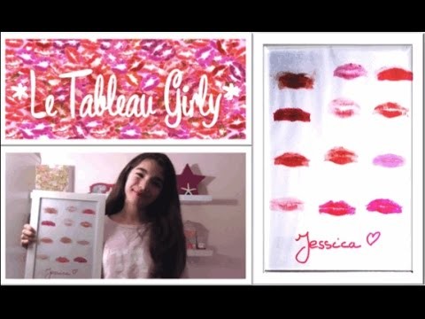 ✳ Petit DIY : Créer un Tableau Girly avec du rouge à lèvres ✳