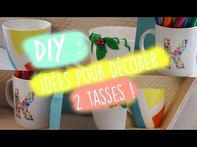 [ DIY ] - Décorer 2 tasses simplement !