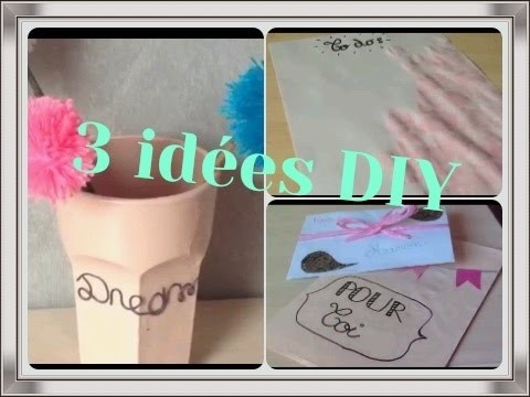 { DIY n°1 } 3 idées - Stay As You Are