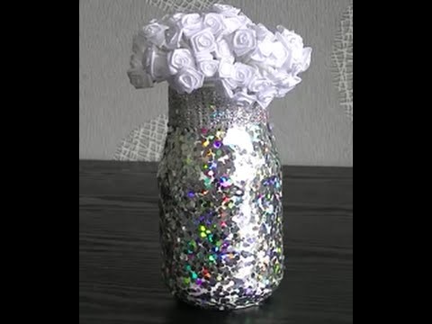 ❤ DIY :Pot à Pinceaux Pailleté Unique