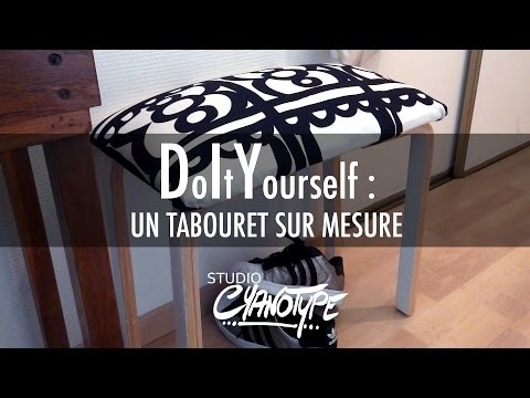 Tuto DIY : Un tabouret sur mesure  | Studio Cyanotype
