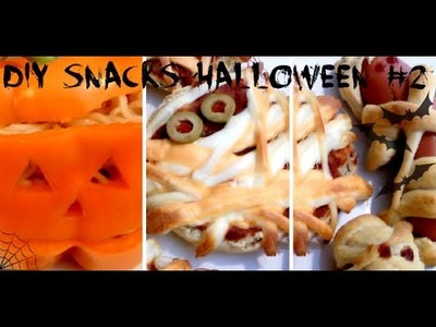 DIY #2 l 4 Snacks-Repas pour l'Halloween. #Kalloween