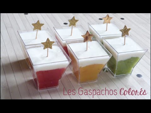 DIY Cuisine ♡ Les Gaspachos Colorés