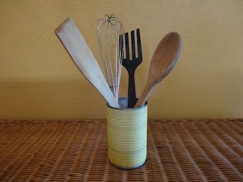 DIY pot à ustensiles