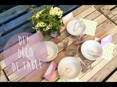 DIY pour décorer votre table d'été (pique-nique, party)