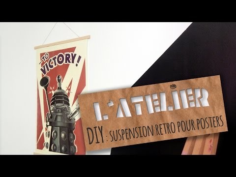 Tuto DIY : Suspension rétro pour posters  | Studio Cyanotype