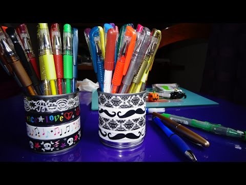 [ DIY ] Faire un pot à crayon à l'aide d' une boîte de conserve