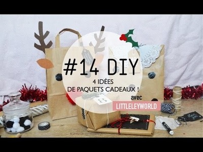 #14 DIY. 4 idées de paquets cadeaux [ avec LITTLELEYWORLD ]