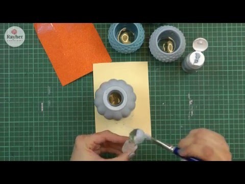 DIY custo vase chalky