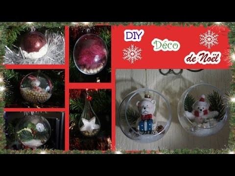 ❄[DIY N°2] Déco boules sapin de Noël (simple et facile)