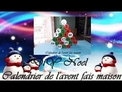 DIY Noel Calendrier de l'avent fais maison