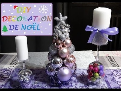 DIY NOEL. CHRISTMAS DIY 4 idées de décoration RAPIDE ET PAS CHER!