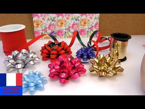 DIY fabriquer soi-même des étoiles avec du ruban | Déco pour les cadeaux | Noël et Anniversaires